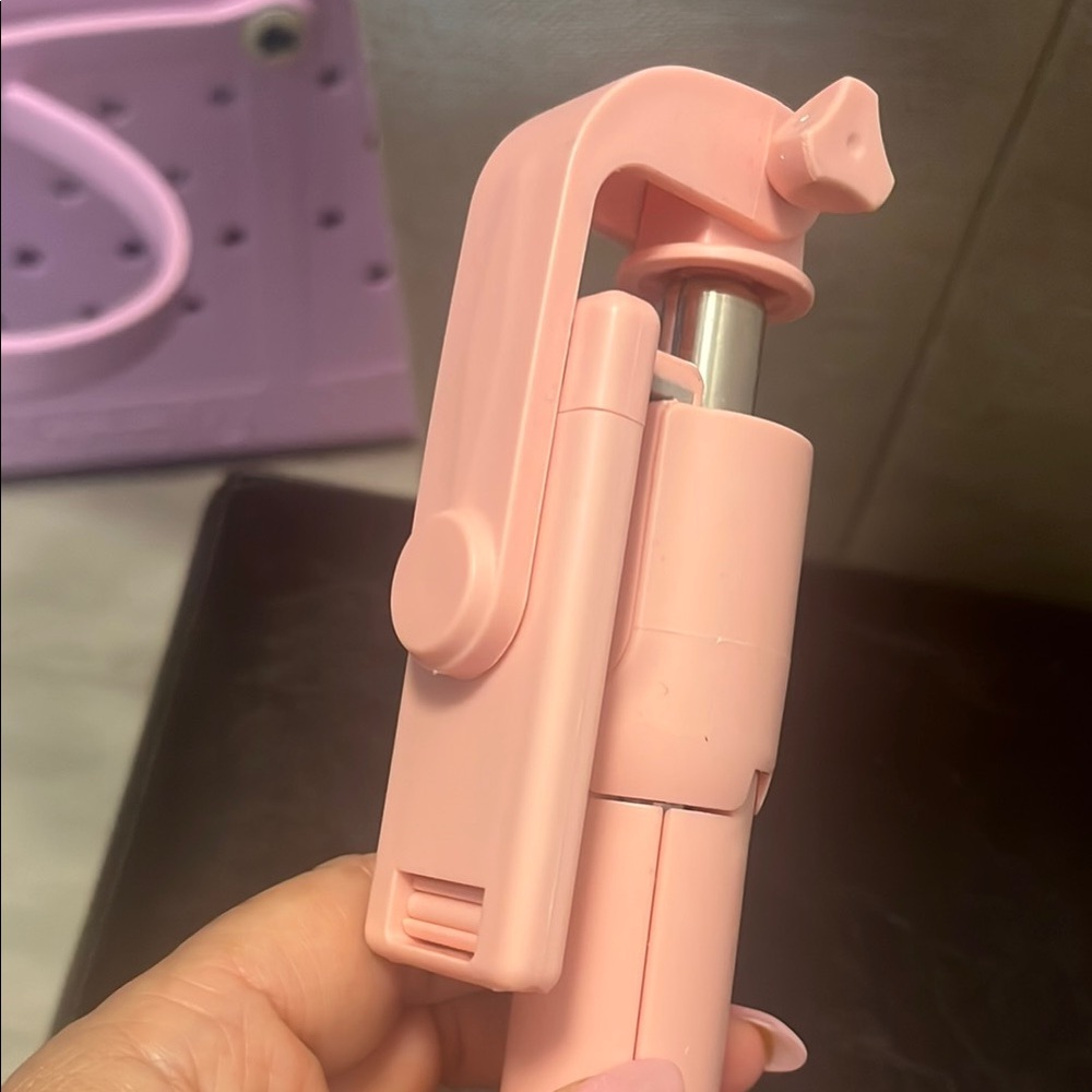Pink Foldable Phone Holder